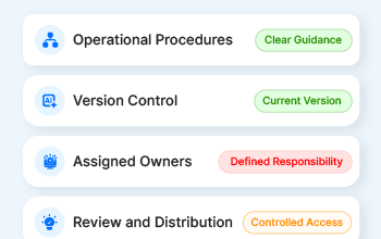 Operational control procedures and document control